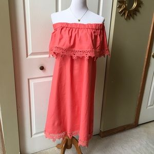 Coral Color Dress